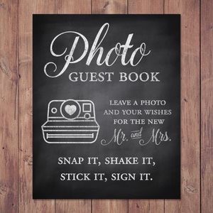 Wedding Guest Book Sign